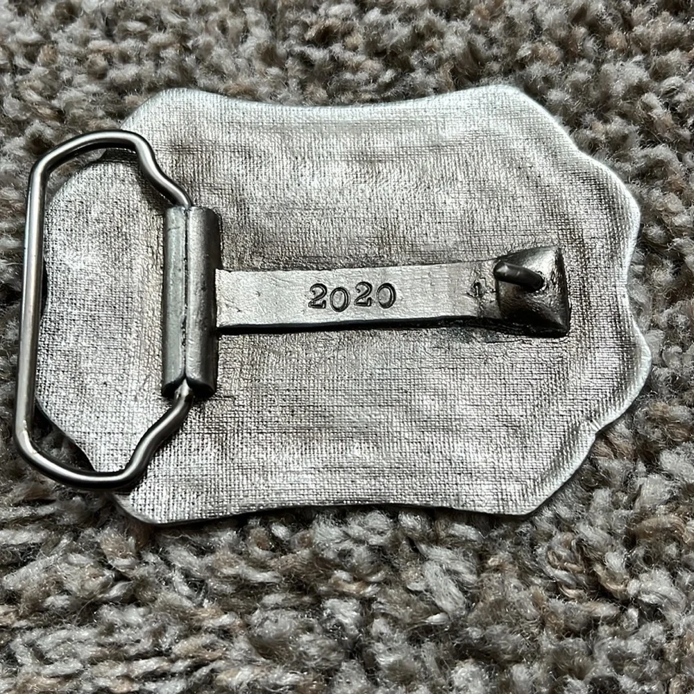 Deer belt buckle